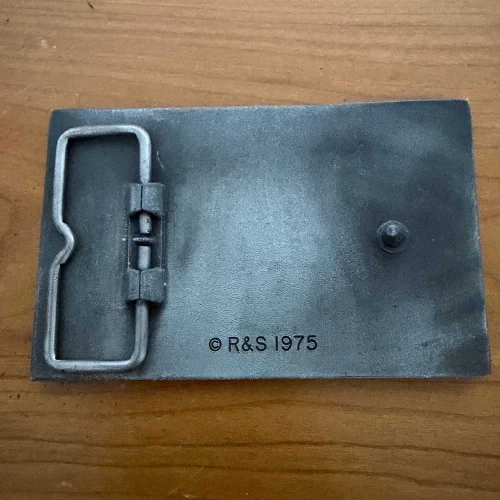 Vintage 1975 R&S Henry Ford Museum Greenfield Village Belt Buckle Antique Car